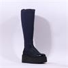 Marco Moreo Vale Stretch Knee High - Navy Suede